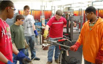 Students Welding 